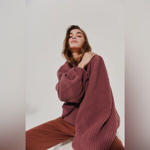 Mr. Mittens Balloon Sleeve Sweater Jumper Wool Cashmere Oversize Spain size XS/S